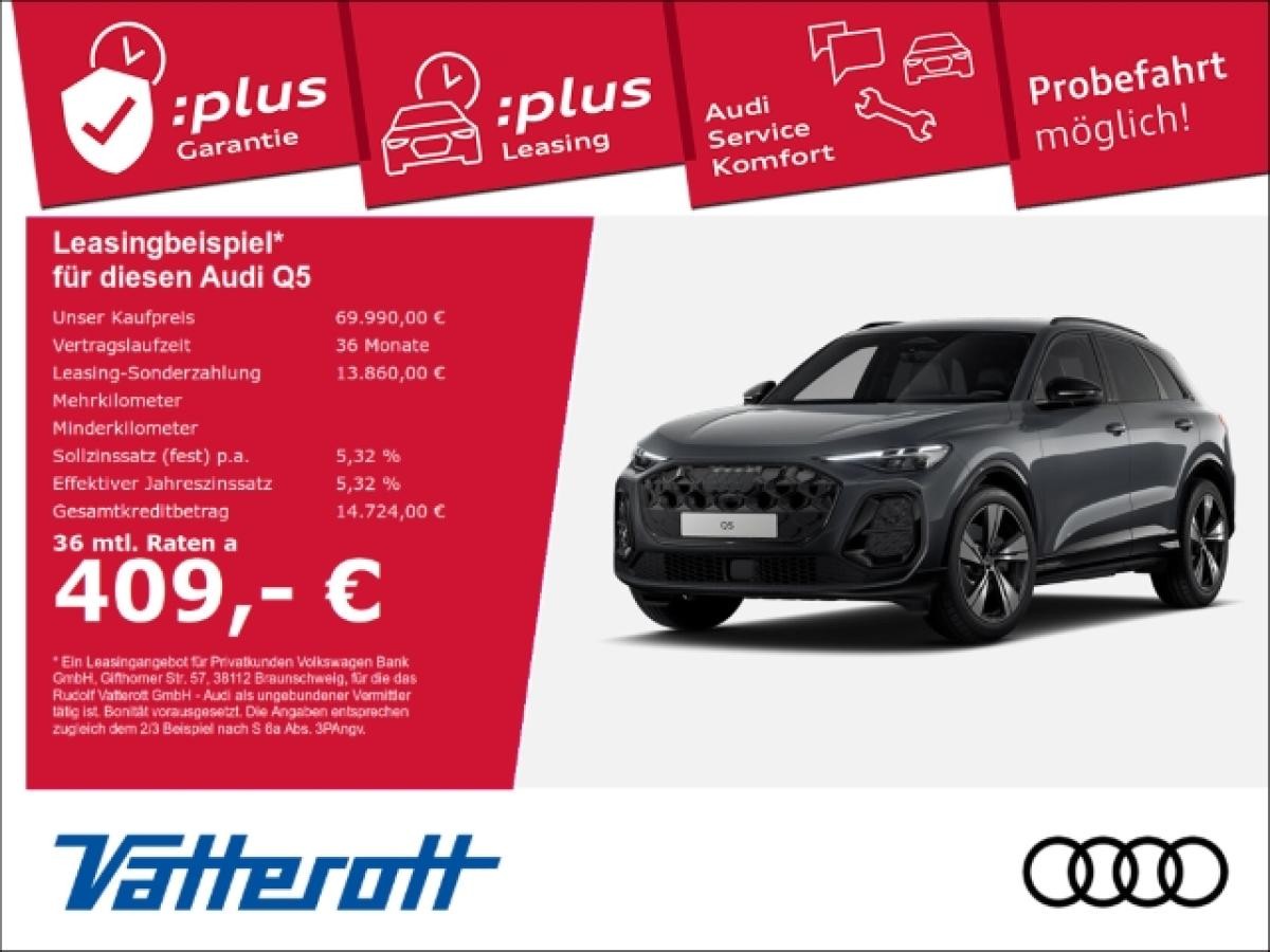 Audi Q5 edition one schwarz TDI Luftfed. Matrix HUD