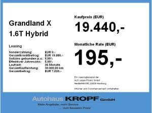 Opel Grandland X 1.6T Hybrid AHK,Navi,Sitzbelüftung