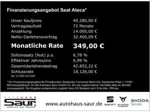 Seat Ateca Xperience 1.5 TSI DSG AHK PDC PANORAMA NAVI FULL LINK SHZ