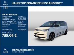 Volkswagen Multivan EDITION KÜ 2,0TSI 150KW DSG NAV AGR AHK