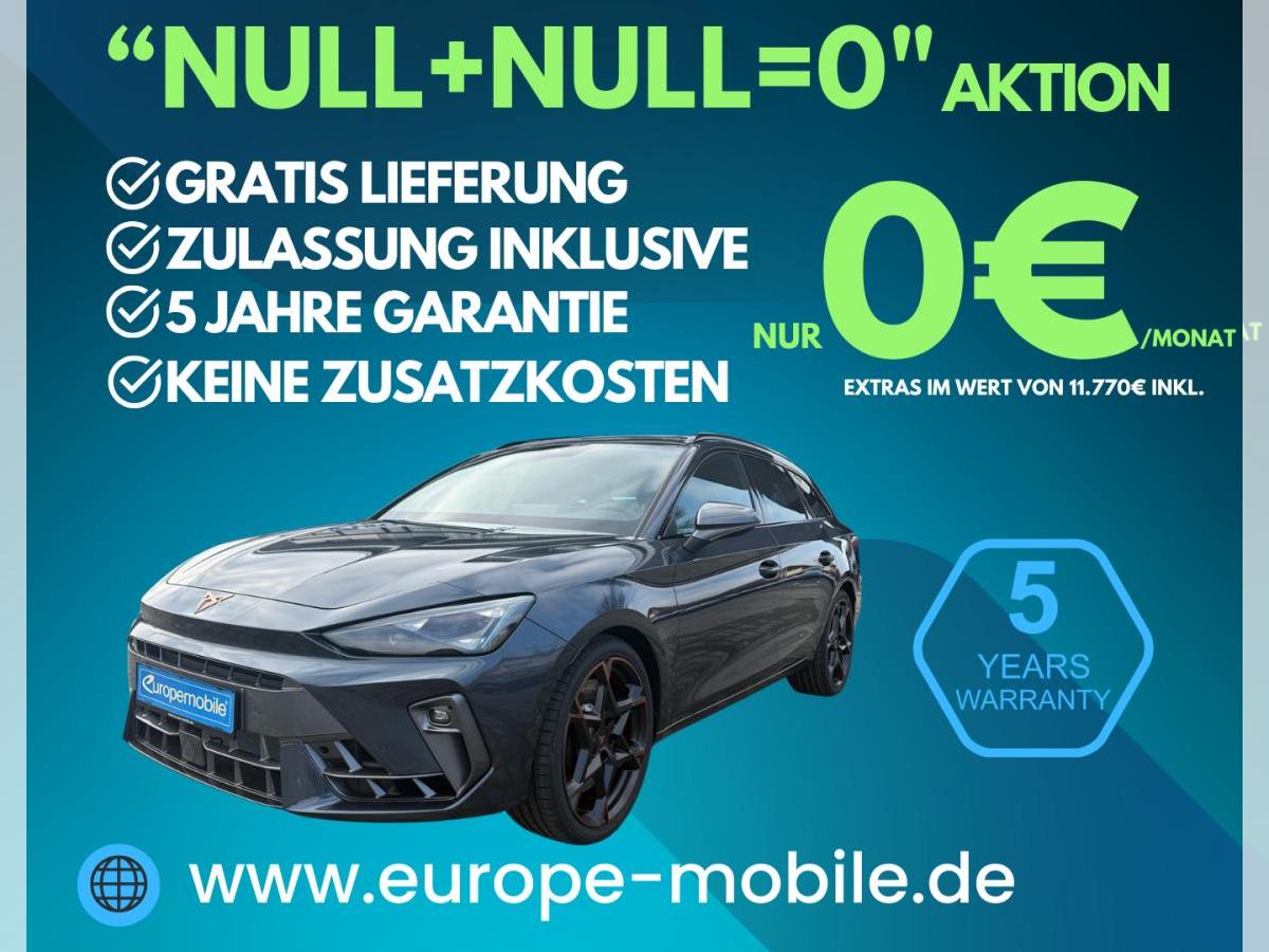 Cupra Leon Sportstourer VZ 2.0 TSI 333 mit Ultrapaket (UVP 63.660€/SOFORT) PANO/NAV/AHK/SIDE/PURE/SENNH./UVM.