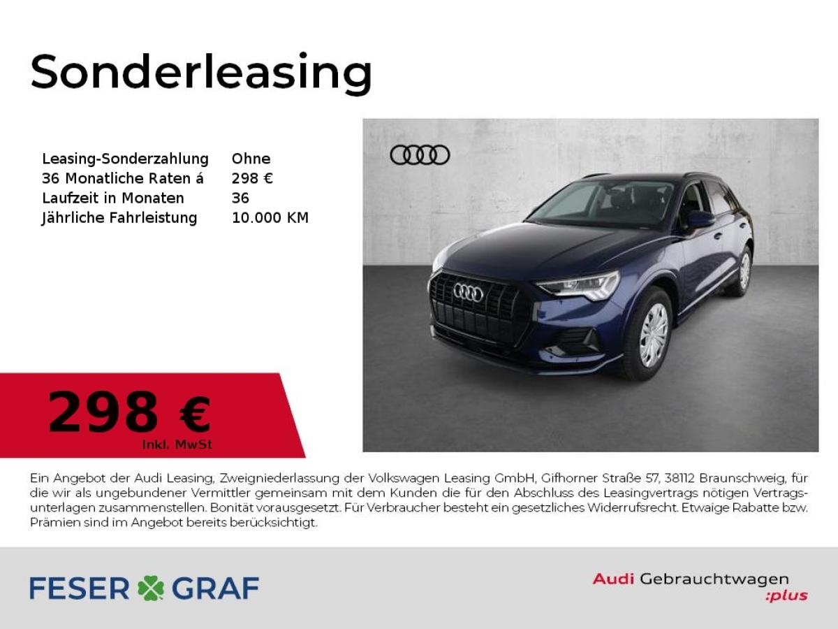 Audi Q3 35 TFSI Navi plus/LED/AHK/Optik Schwarz/18 Zo