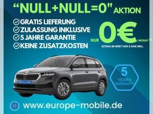 Skoda Karoq SELECTION 2025 1.5 TSI DSG (UVP 44.321€ /KW24/25) AHK/PARK/WINTER/KESSY/230V/4J.GARA./UVM.