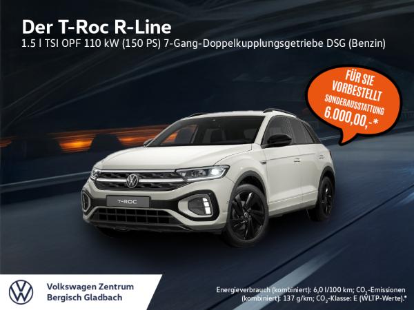 Volkswagen T-Roc R-Line 1,5 TSI DSG *TOP AUSSTATTUNG* LED NAVI AHK KAMERA KLIMA