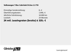 Volkswagen T-Roc Cabriolet R-Line 1.5 l TSI DSG *SOFORT VERFÜGBAR*