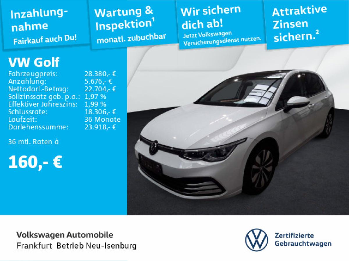 Volkswagen Golf VIII 2.0 TDI Move DSG AHK DC LED+ Navi