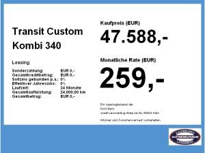 Ford Transit Custom Kombi 340 L1 TREND ELEKTRO | LED | KLIMA | DAB | CAM