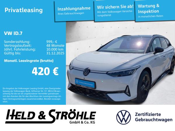 Volkswagen ID.7 Tourer GTX 4M AHK MATRIX WÄPU 360°KAM HUD