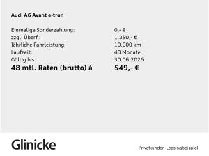Audi A6 e-tron A6 Avant e-tron NEUBESTELLUNG