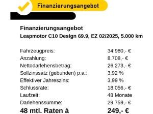 Leapmotor C10 DESIGN 69,H AKKU/ MJ24 /SOFORT VERFÜGBAR