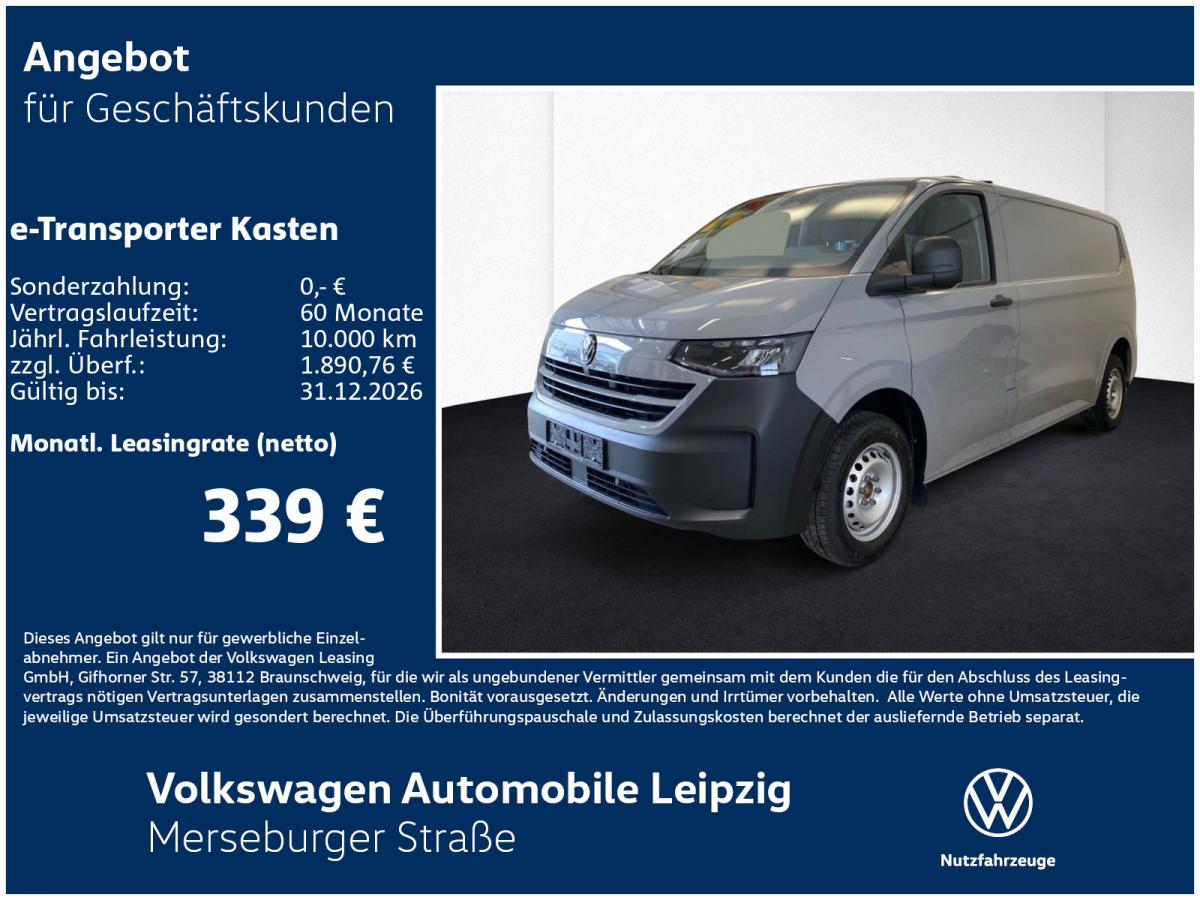 Volkswagen e-Transporter Kasten