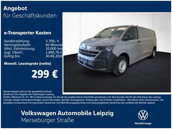 Volkswagen Transporter e-Transporter Kasten Preisvorteil 8958€