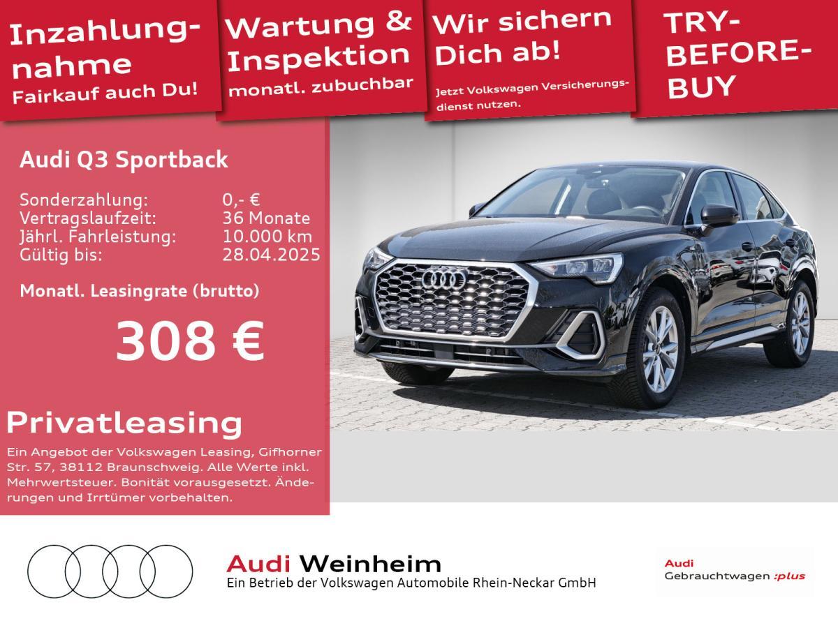 Audi Q3 Sportback 35 TDI Gar.2029 S line Stronic LED Navi Kamera uvm