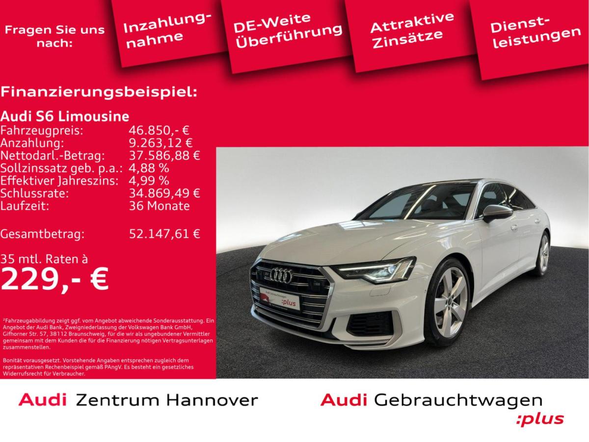 Audi S6 Limousine 3.0 TDI quattro Matrix Pano B&O Kamera ACC