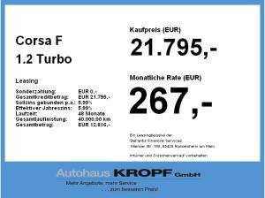 Opel Corsa F 1.2 Turbo Winterpaket,Parkpilot,DAB