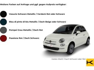Fiat 500C Cabrio White Edition | verringerte Bereitstellungskosten | ***Sofort verfügbar***
