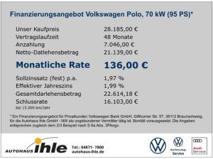 Volkswagen Polo 1,0 TSI Style AHK+GJ-REIFEN+DESIGNPAKET+ACC