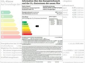 Renault Arkana E-TECH 145 Full Hybrid  ESPRIT ALPINE NAVI DAB RÜCKFAHRKAMERA PDC SHZ