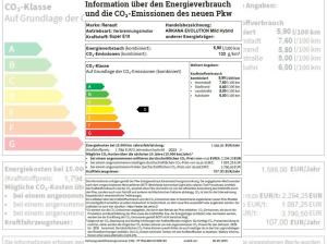 Renault Arkana Evolution 1.3 TCe Mild-Hybrid EU6e EVOLUTION Mild Hybrid 140 EDC