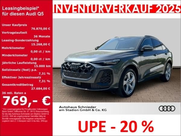 Audi Q5 SPORTB.TFSI LED+MEMORY+LEDER+TECH PLUS+PARK LENK