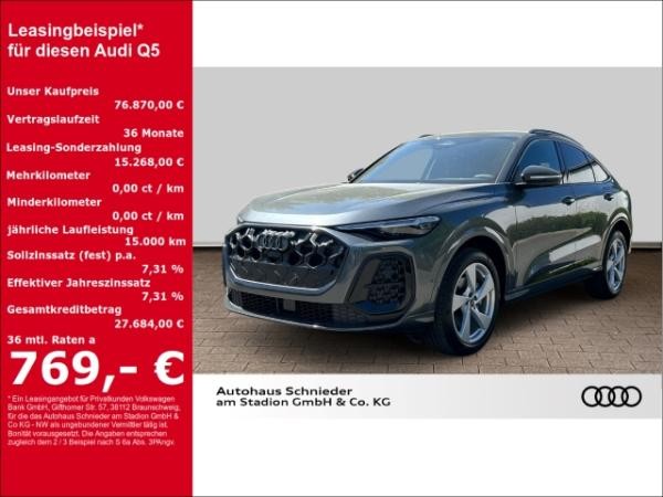 Audi Q5 SPORTB.TFSI LED+MEMORY+LEDER+TECH PLUS+PARK LENK