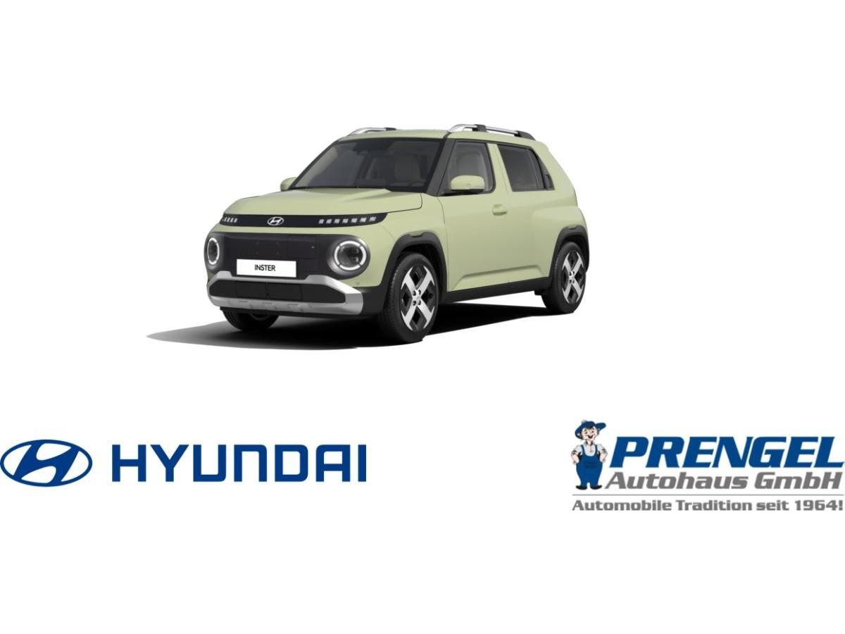 Hyundai INSTER Prime 49 kWh LED/360°/V2L/Pano/Navi/360 km Reichweite!