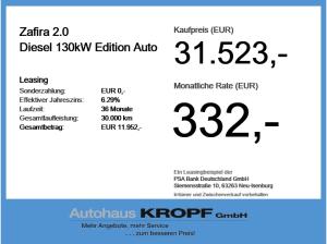 Opel Zafira ❗️ 2.0 Diesel ❗️ Edition ❗️ Automatik ❗️
