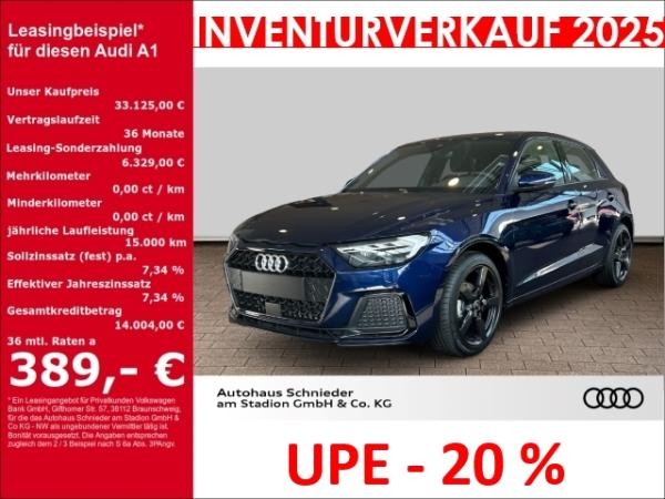 Audi A1 SPORTB LED+LEDER+VIRTUAL+CARPLAY+SOUNDSYSTEM
