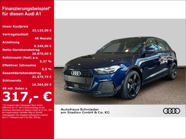 Audi A1 SPORTB LED+LEDER+VIRTUAL+CARPLAY+SOUNDSYSTEM
