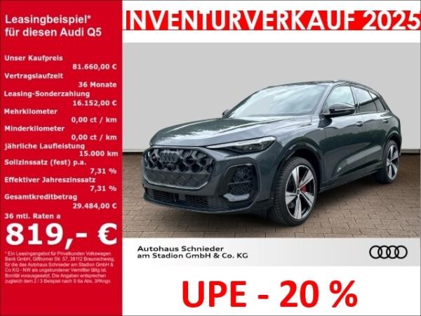 Audi Q5 SUV EDITION 2,0TDI LED+LUFT+AHK+HUD+PARK-LENK