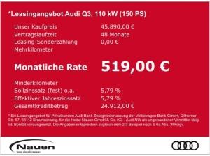 Audi Q3 Sportback 35 TFSI S tronic *LagerSaleByNauen*