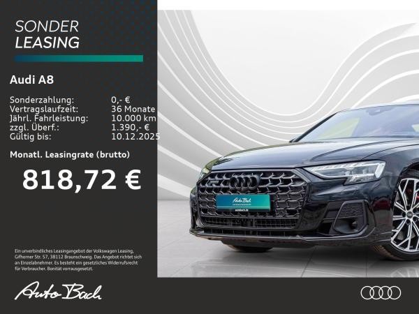 Audi A8 60 TFSI e S-Line qu. 462PS B&O HuD Panorama