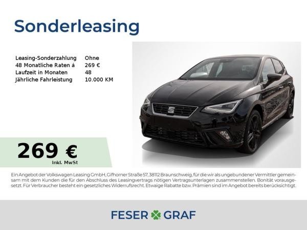 Seat Ibiza 1.0 TSI DSG FR Black Edition LED/Navi/SHZ