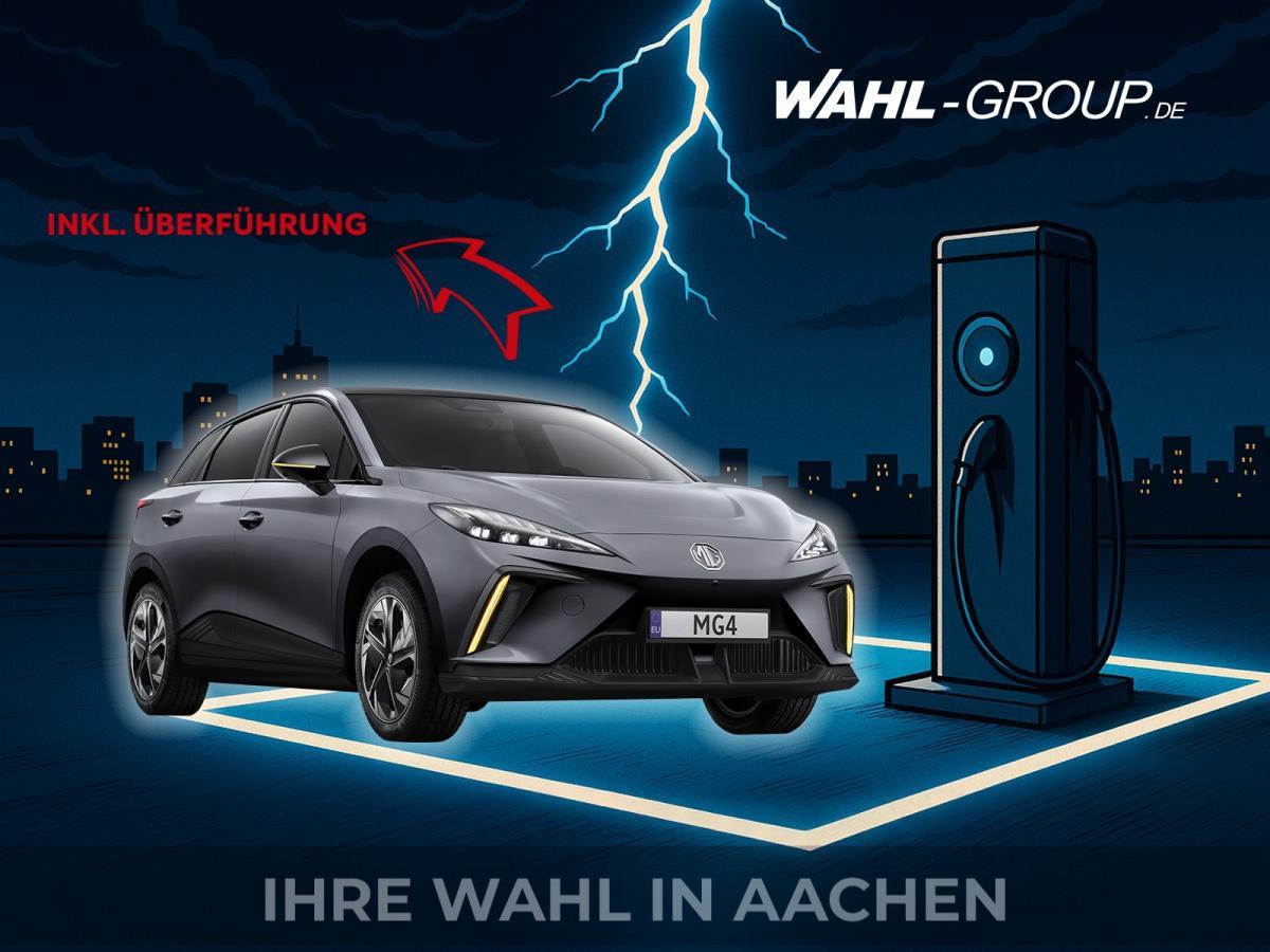 MG MG4 Luxury Luxury ⚡Long Rɑnge ⚡- Andes Grey - 64 kWh 450 km Reichweite inklusive Frachtkosten