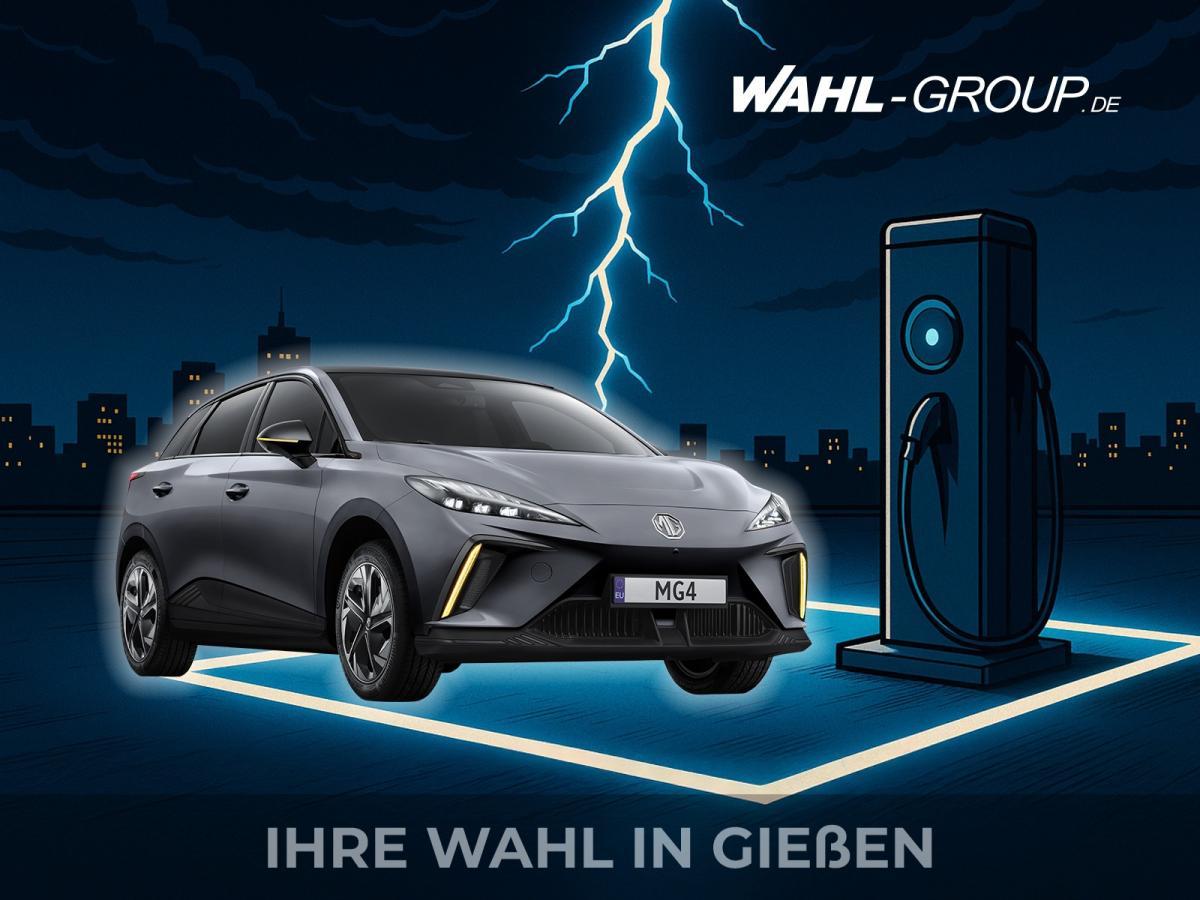 MG MG4 Luxury⚡ Long Rɑnge ⚡- Andes Grey - 64 kWh 450 km Reichweite
