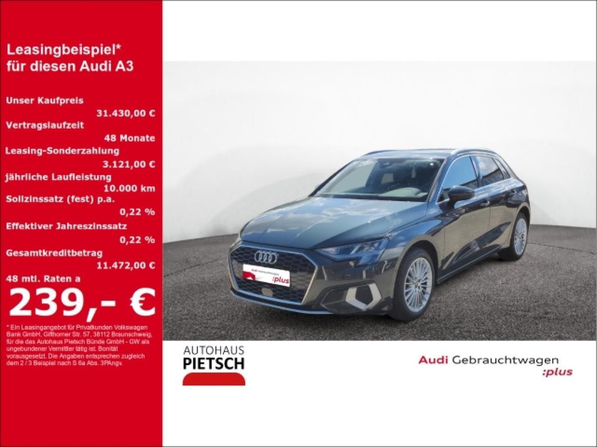 Audi A3 Sportback 35 TFSI AHK SmartInterface