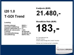 Hyundai i20 1.0 T-GDI Trend *NAVI*4xSHZ*BOSE*
