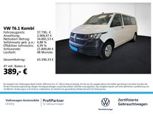 Volkswagen T6.1 Kombi LR *AHK*Navi*Tempomat*APP