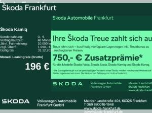 Skoda Kamiq Tour 1,0 TSI 5-Gang-Schaltgetriebe zzgl. 750€ Zusatzprämie*