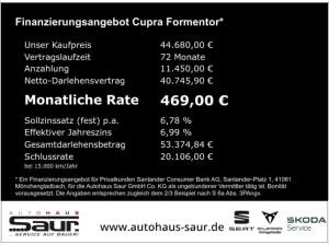 Cupra Formentor VZ 2.0 TSI DSG AHK MATRIX LED NAVI RÜCKFAHRKAMERA