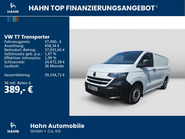 Volkswagen Transporter T72,0l TDI AHK PDC KLIMA APP