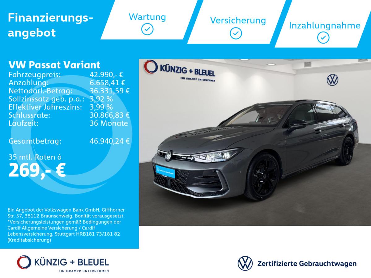 Volkswagen Passat Variant R-Line 2,0 TDI DSG*4 M*Nav*StHz*AHK*HuD*DCC*