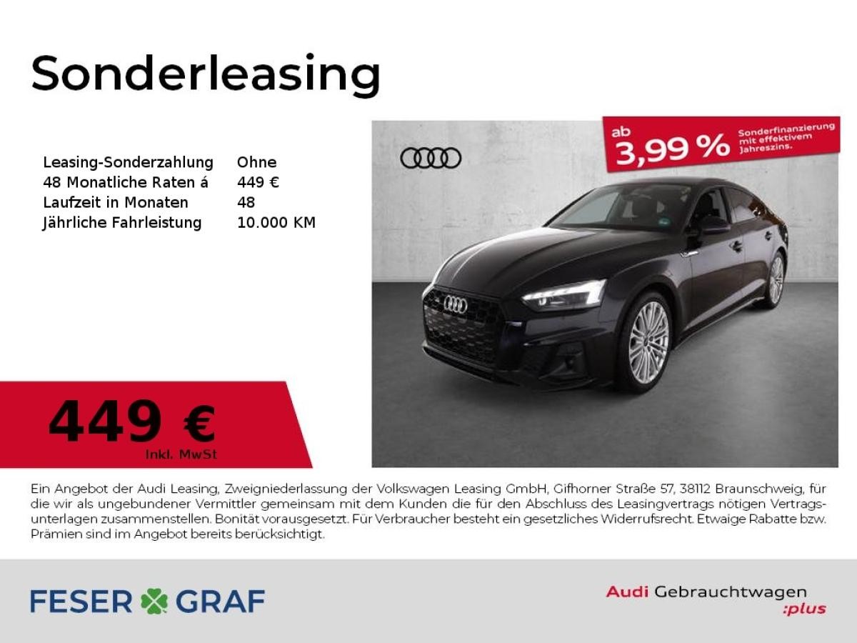 Audi A5 Sportback 40 TFSI quattro S-Line S tronic