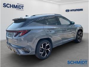 Hyundai TUCSON N Line 🍂🍁HERBST-ABVERKAUF🍂🍁48v 4WD 1.6 T-GDI 360° Kamera HUD El. Panodach Navi Alcantara