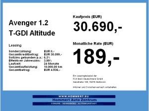 Jeep Avenger 1.2 T-GDI Altitude