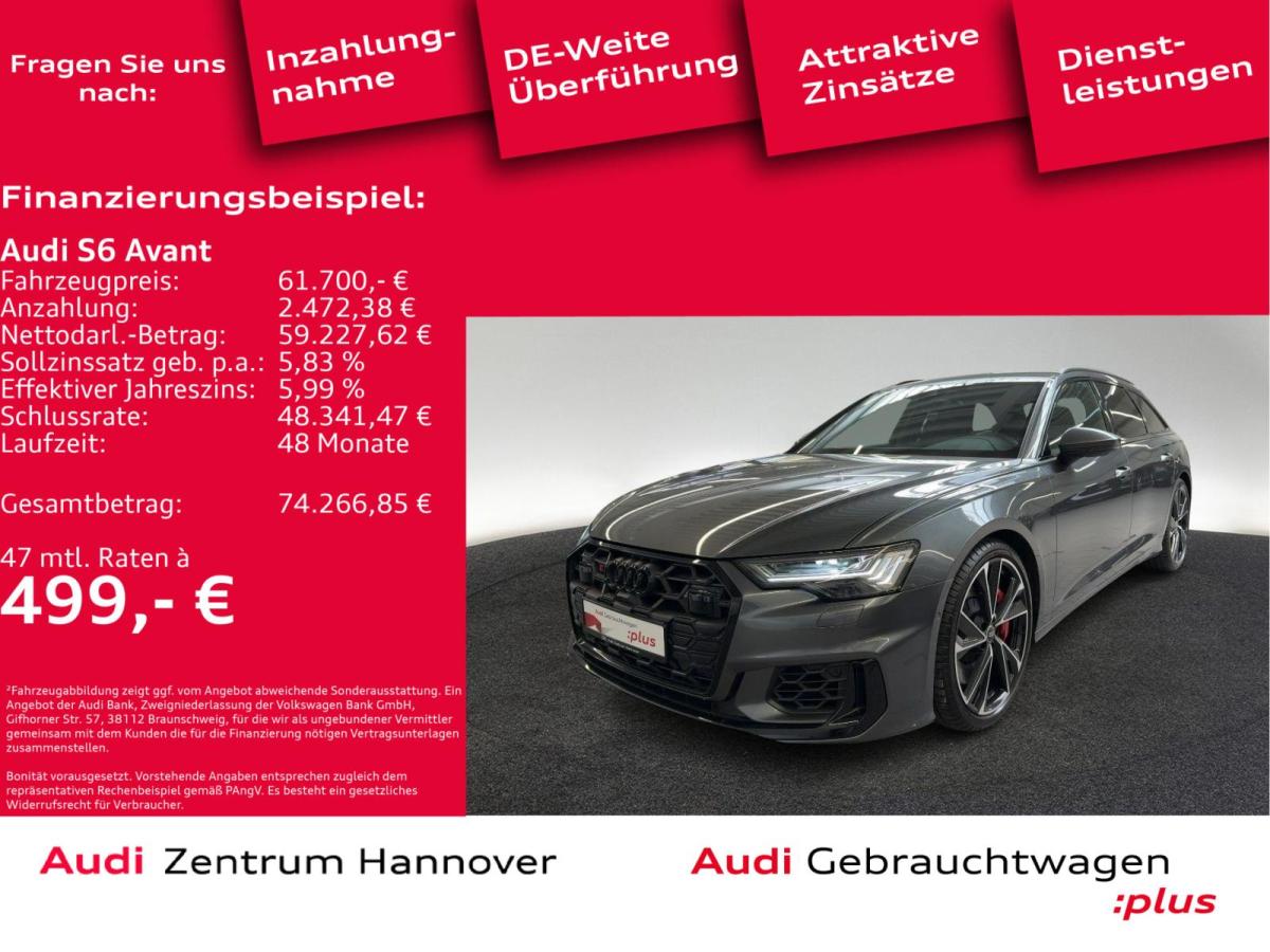 Audi S6 Avant 55 TDI qu. Standh. HD Matrix B&O Kamera