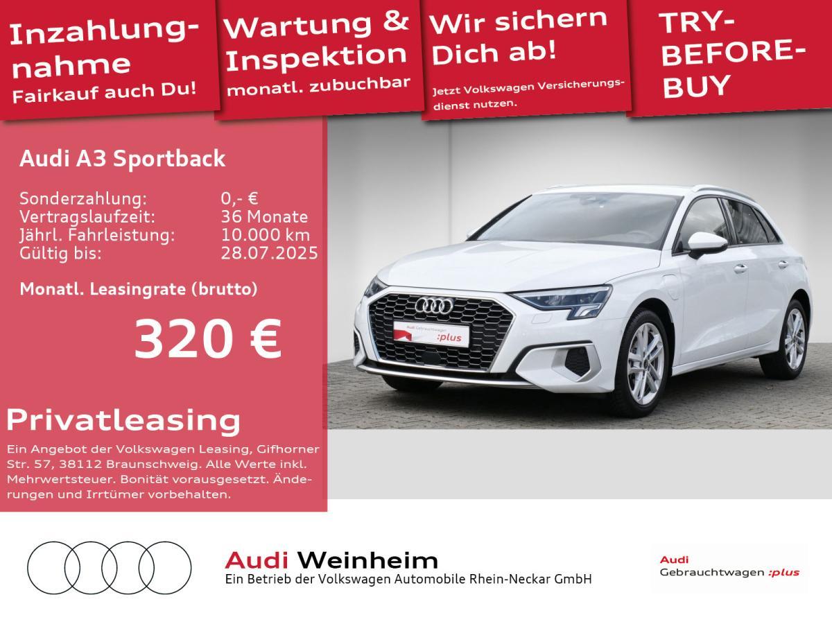Audi A3 Sportback 40 TFSIe adva Matrix-LED Sport uvm UPE 51.650 EUR
