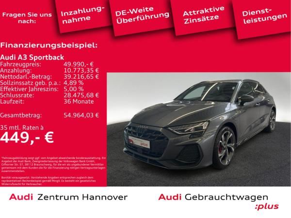 Audi A3 Sportback S line 45 TFSIe Head-Up Matrix Kamera SONOS ACC