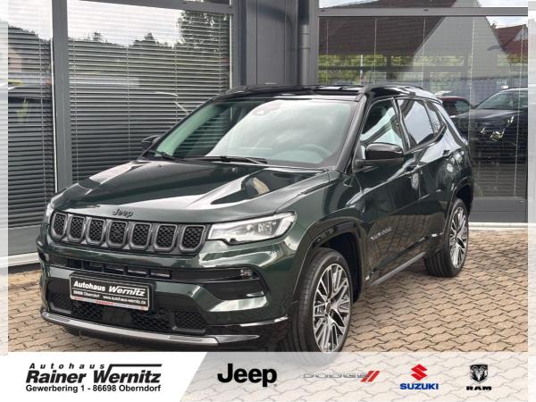 Jeep Compass 1.5 E-Hybrid Summit Automatik *LEDER*LED*SHZ*PDC*ACC*360Grad*19Zoll*SOFORT*
