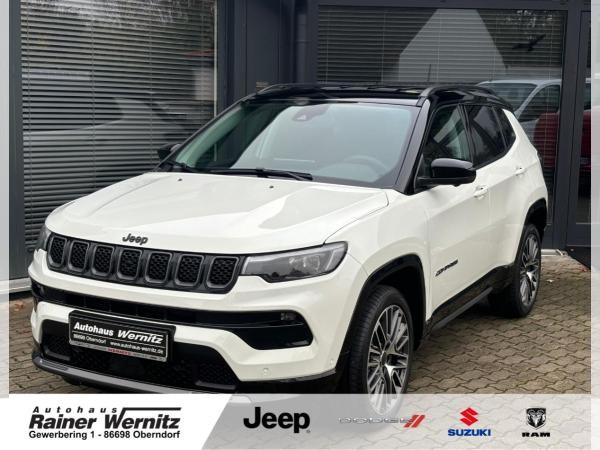 Jeep Compass 1.5 E-Hybrid Summit Automatik *LEDER*LED*SHZ*PDC*ACC*360Grad*19Zoll*Sofort
